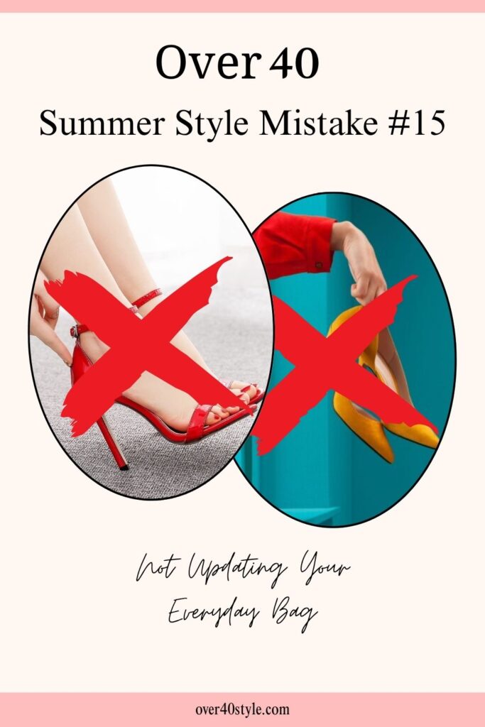 16 Shocking Summer Style Mistakes Women Over 40 Make Close-up of cracked heels vs. polished pedicure in open sandals