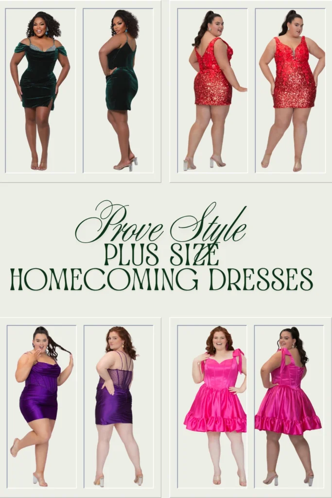Over 40? These Plus Size Homecoming Dresses Prove Style Has No Age Limit