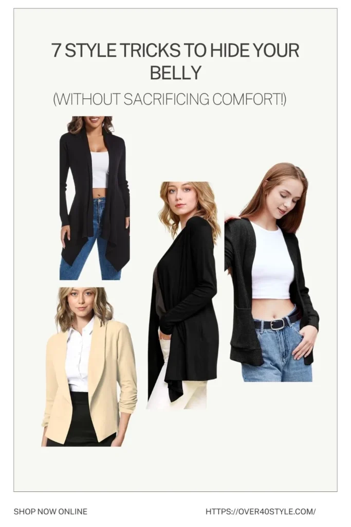 7 Style Tricks to Hide Your Belly (Without Sacrificing Comfort!)  Avoid Bulky Details Around the Midsection