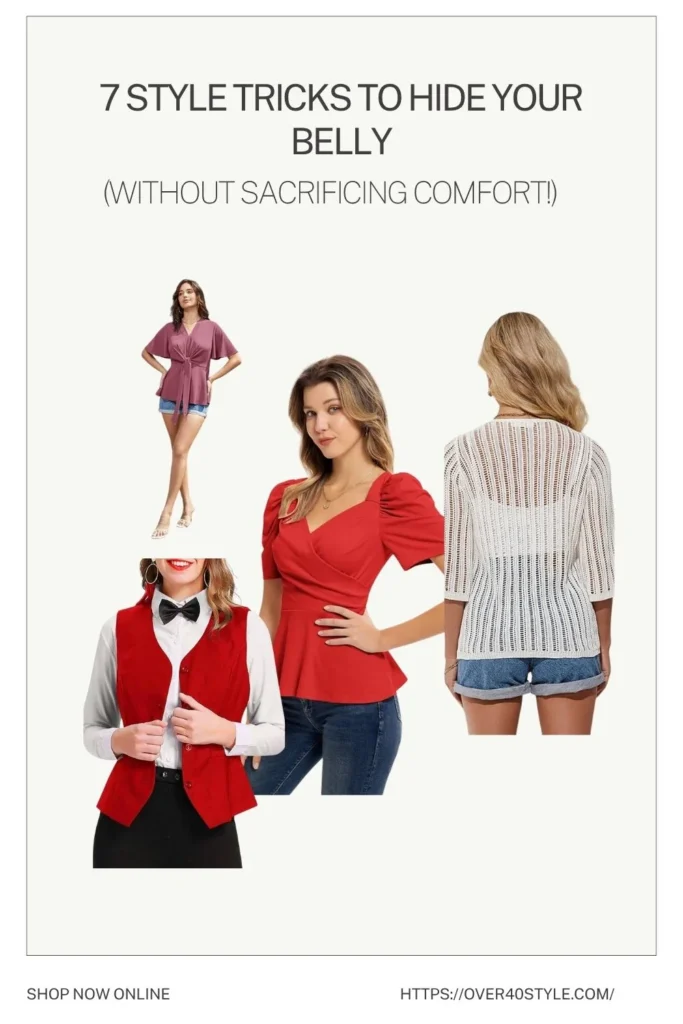 7 Style Tricks to Hide Your Belly (Without Sacrificing Comfort!) Belt Smart — Define Your Shape Without Drawing Attention to Your Tummy