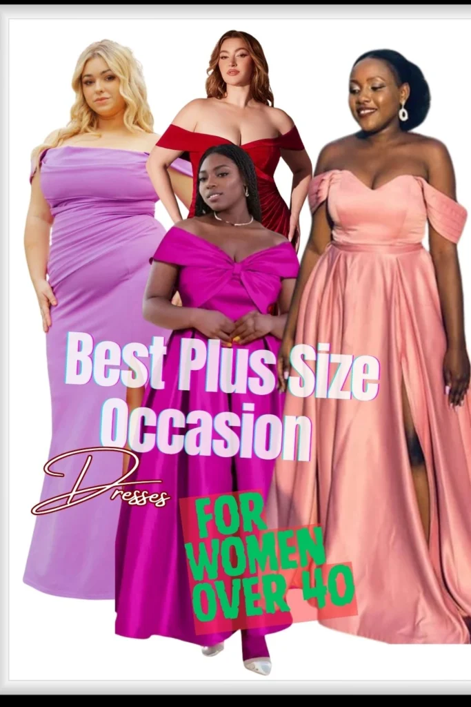 Best Plus Size Occasion Dresses for Women Over 40
