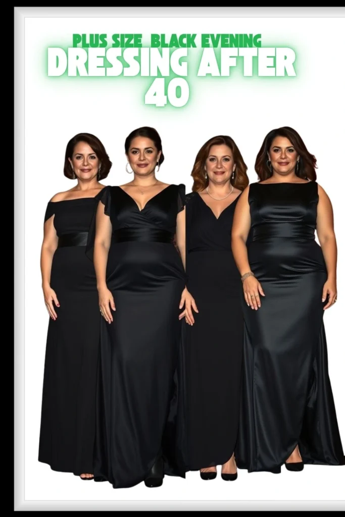 Black Evening Dresses Plus Size The Timeless Essential
