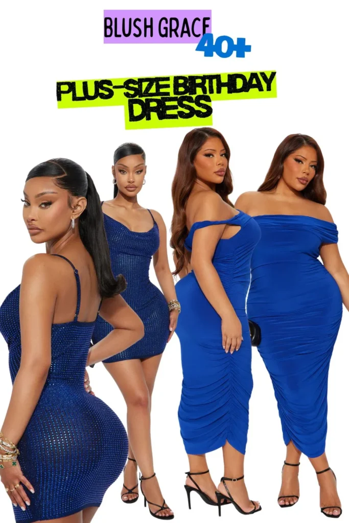 Plus-Size Birthday Dresses:.Blush Grace – The Plus-Size Birthday Dress That Defines Soft Elegance