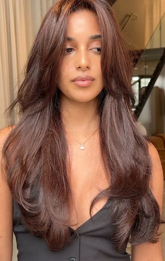 The Best Chocolate Brown Hair Color for Women Over 40: Find Your Most Flattering Match Chocolate Brown Hair Color:Bronzed Chocolate Brunette