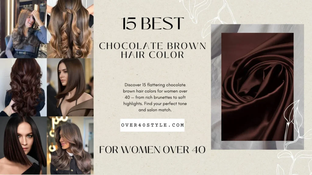 The Best Chocolate Brown Hair Color for Women Over 40: Find Your Most Flattering Match Discover 15 flattering chocolate brown hair colors for women over 40 — from rich brunettes to soft highlights. Find your perfect tone and salon match.