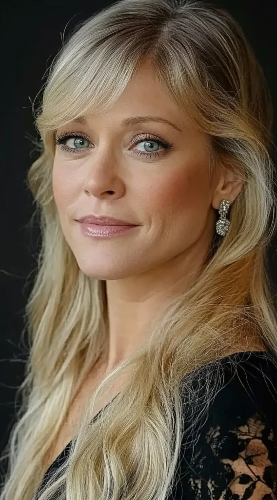 15 Best Hairstyles with Bangs for Women Over 40 with Long Hair (Look Instantly Younger) Feathered Layers with Side Bangs for Women Over 40