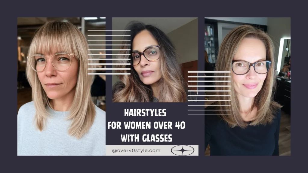 Hairstyles for Women Over 40 With Glasses That Are Anything but Boring