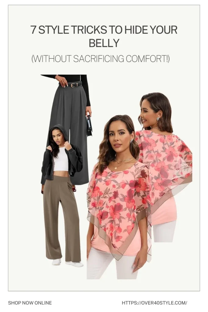7 Style Tricks to Hide Your Belly (Without Sacrificing Comfort!) Let Your Tops Flow — Skip the Tuck for a Softer, Flattering Shape