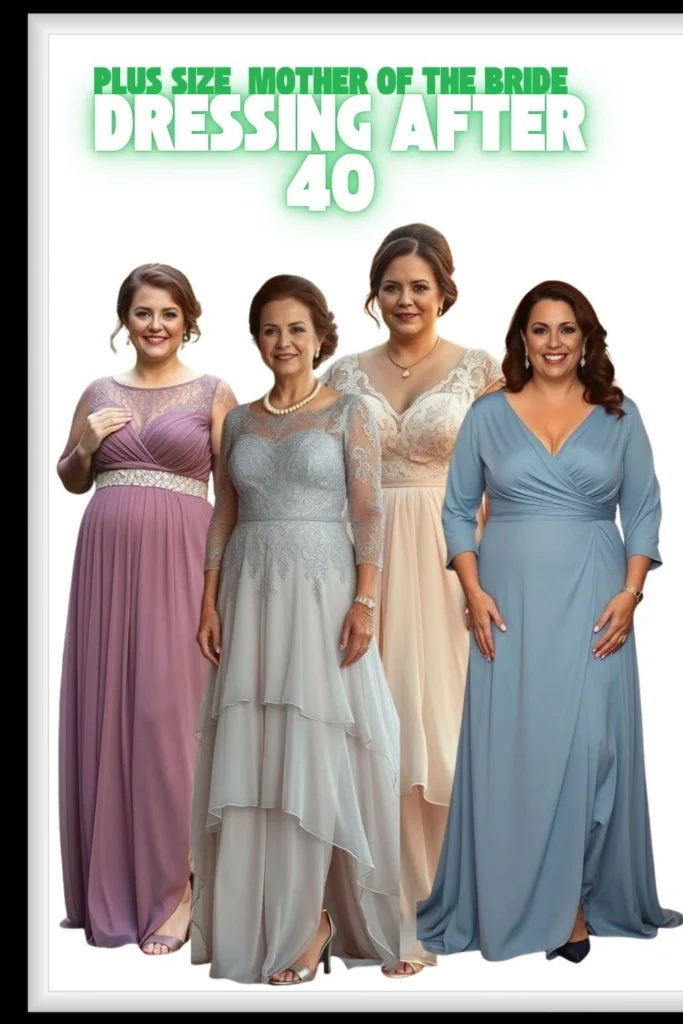 Plus Size Mother of the Bride Dresses That Hide the Belly Gracefully
