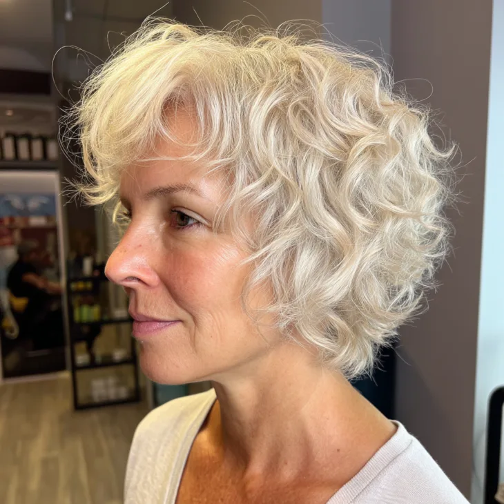 Curly Pixie Bob for Women Over 40: Short, Spiraled & Full of Edge