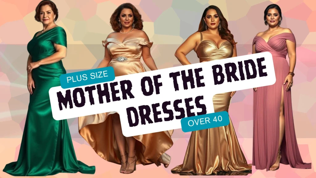 Plus Size Mother of the Bride Dresses for Women Over 40 You’ll Truly Love