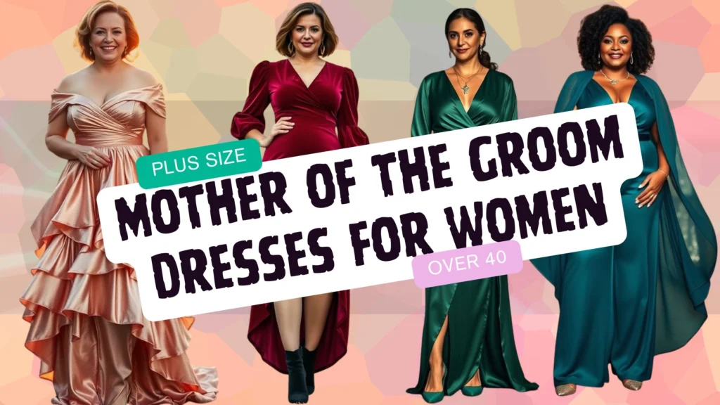 Plus Size Mother of the Groom Dresses for Women Over 40 You’ll Truly Love