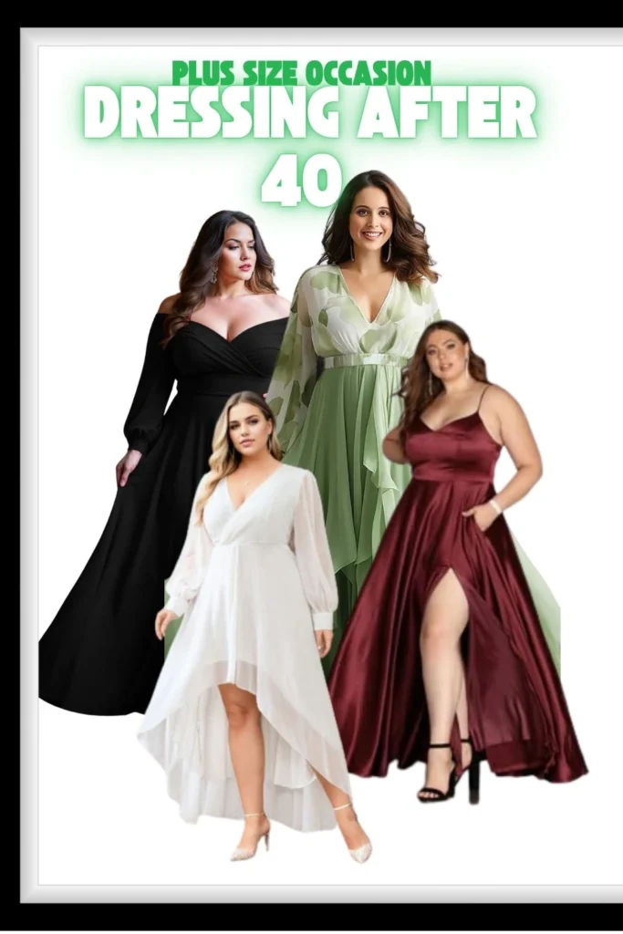 Plus Size Occasion Dressing After 40