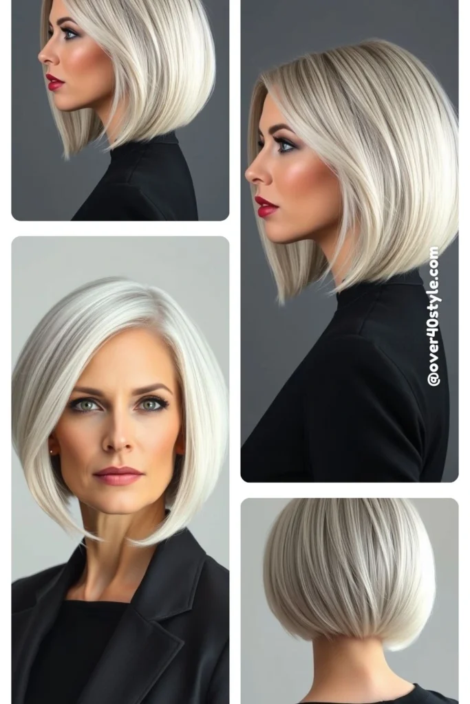 Precision A-Line Bob with Side Sweep