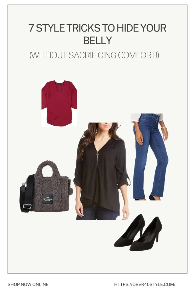 7 Style Tricks to Hide Your Belly (Without Sacrificing Comfort!) Tricks to Hide Your Belly: Skip Clingy Fabrics — Choose Draped or Ruched Tops That Flatter