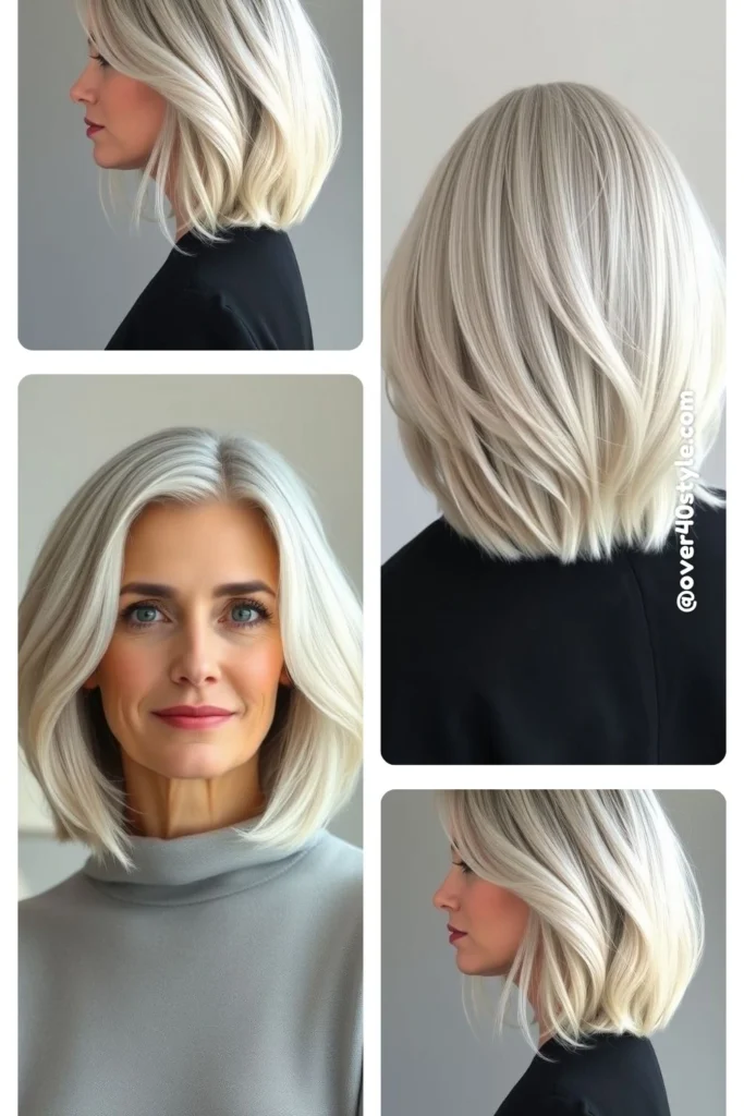 Soft Graduated Bob with Natural Volume