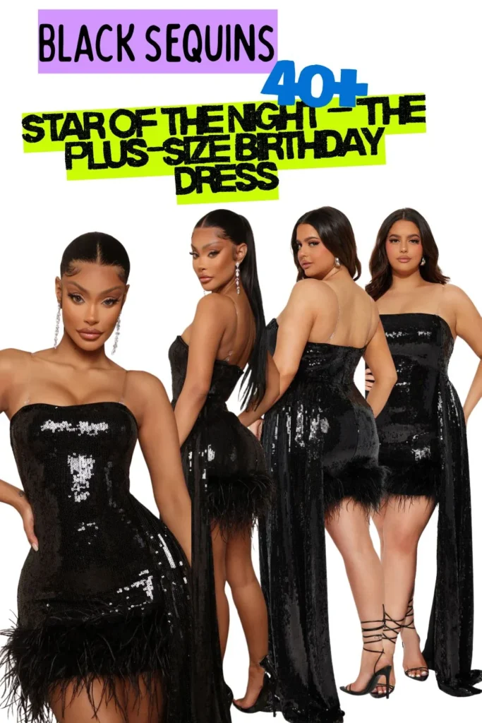 Plus-Size Birthday Dresses:Star of the Night – The Plus-Size Birthday Dress That Owns the Spotlight