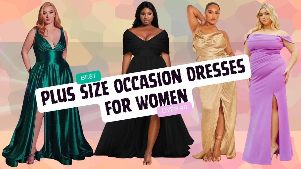 Best Plus Size Occasion Dresses for Women Over 40