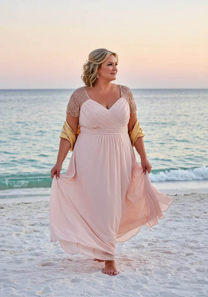 Lace Overlay A-Line Dress Romantic Style That Smooths and Flatters the Midsection