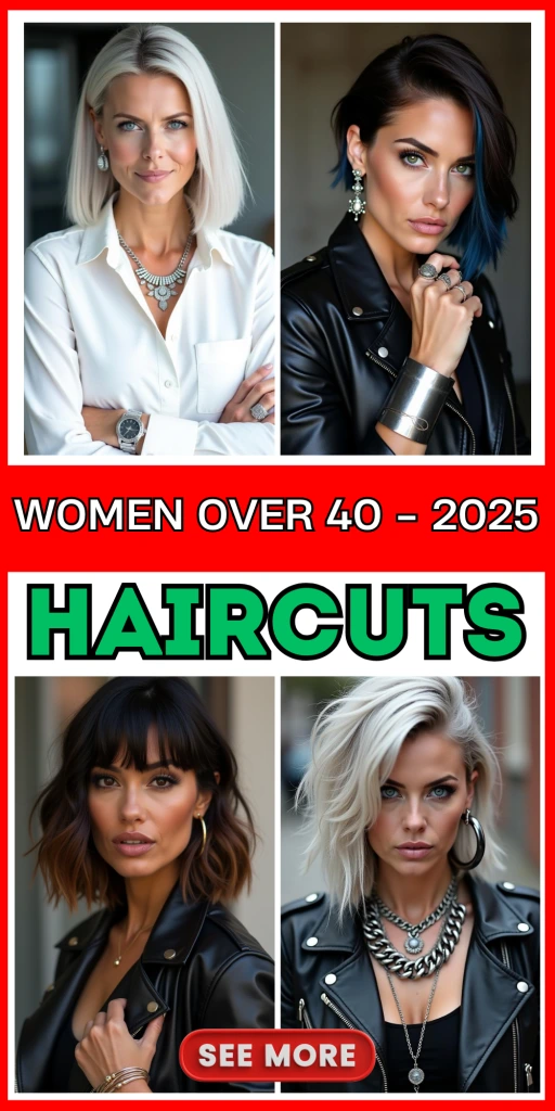 Top New Haircuts for Women Over 40 in 2025 Trendy and Flattering Styles