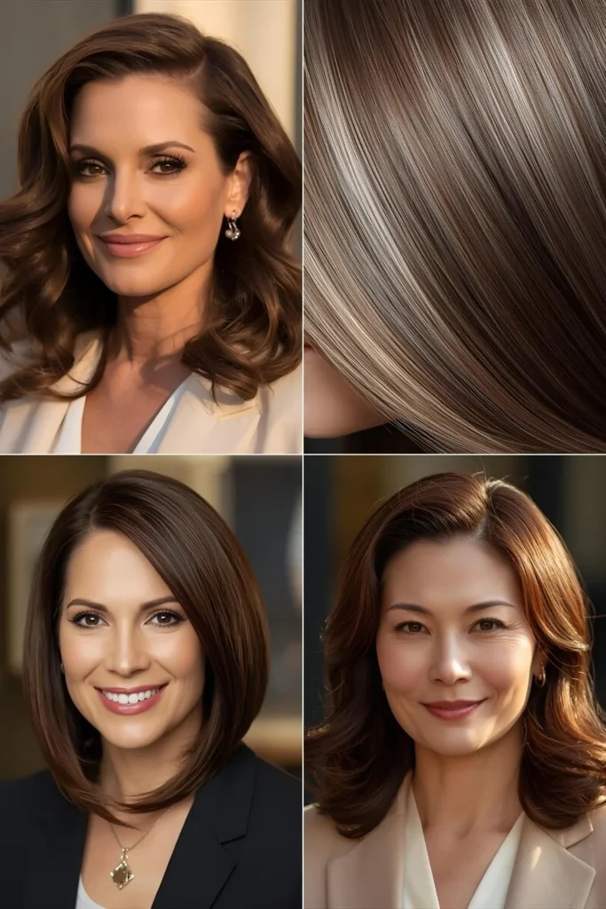 Velvet Chocolate Brown Hair: 7 Stunning Shades Every Woman Over 40 Needs 7 Stunning Velvet Chocolate Brown Hair Shades