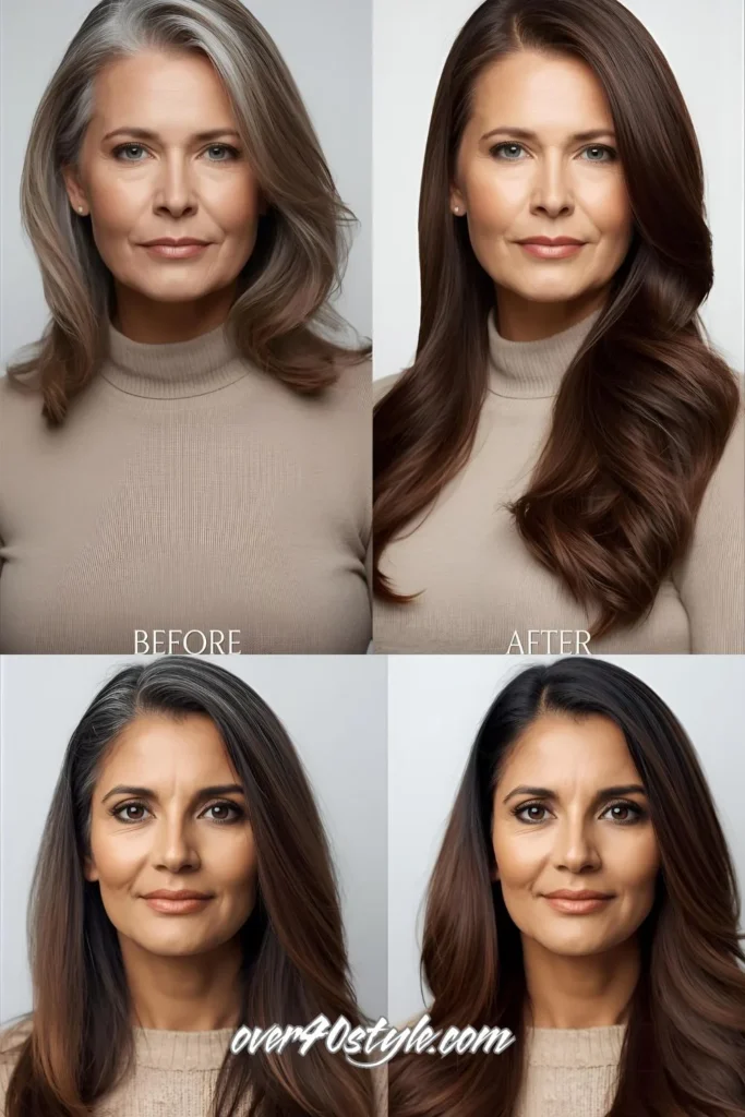 Deep Cocoa Hair Color: Why It’s the Perfect Shade for Timeless Elegance Benefits of Deep Cocoa Hair Color for Women Over 40