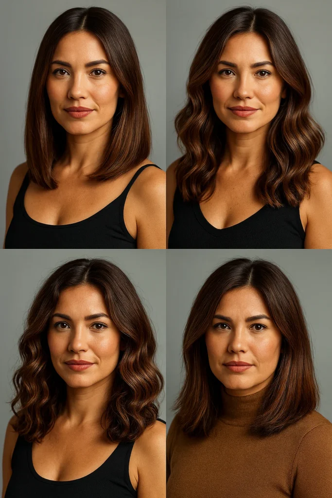Mocha Brown Hair Color for Women Over 40: The Perfect Warm Brunette Shade in 2025 Best Mocha Brown Hair Styles for Different Face Shapes