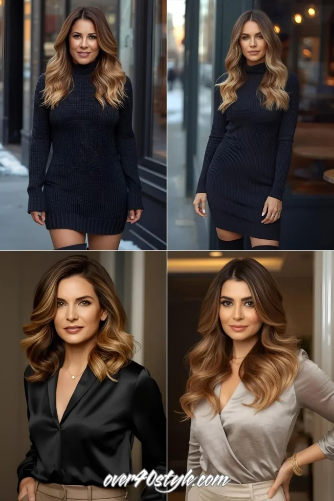 7 Gorgeous Milk Chocolate Hair Colors with Highlights That Transform Women Over 40 Blonde Balayage on Milk Chocolate Hair