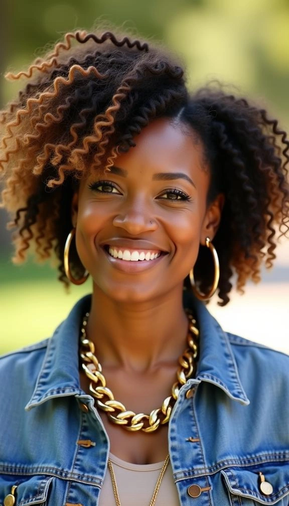 Curly Bob with Side Part 2025