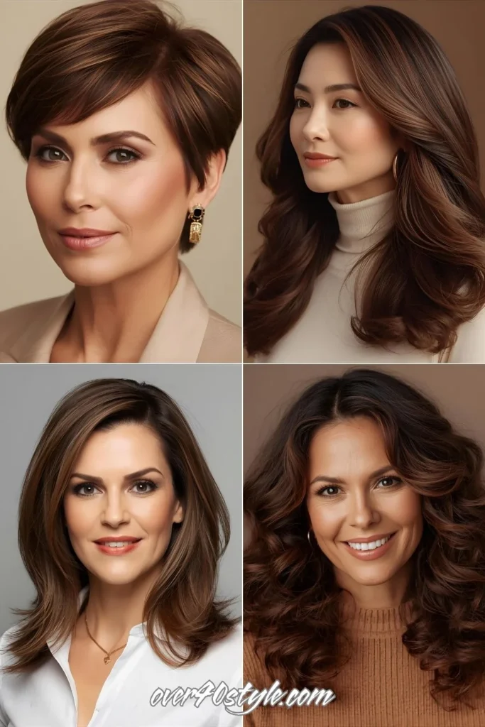 Deep Cocoa Hair Color: Why It’s the Perfect Shade for Timeless Elegance Deep Cocoa Hair Color for women over 40