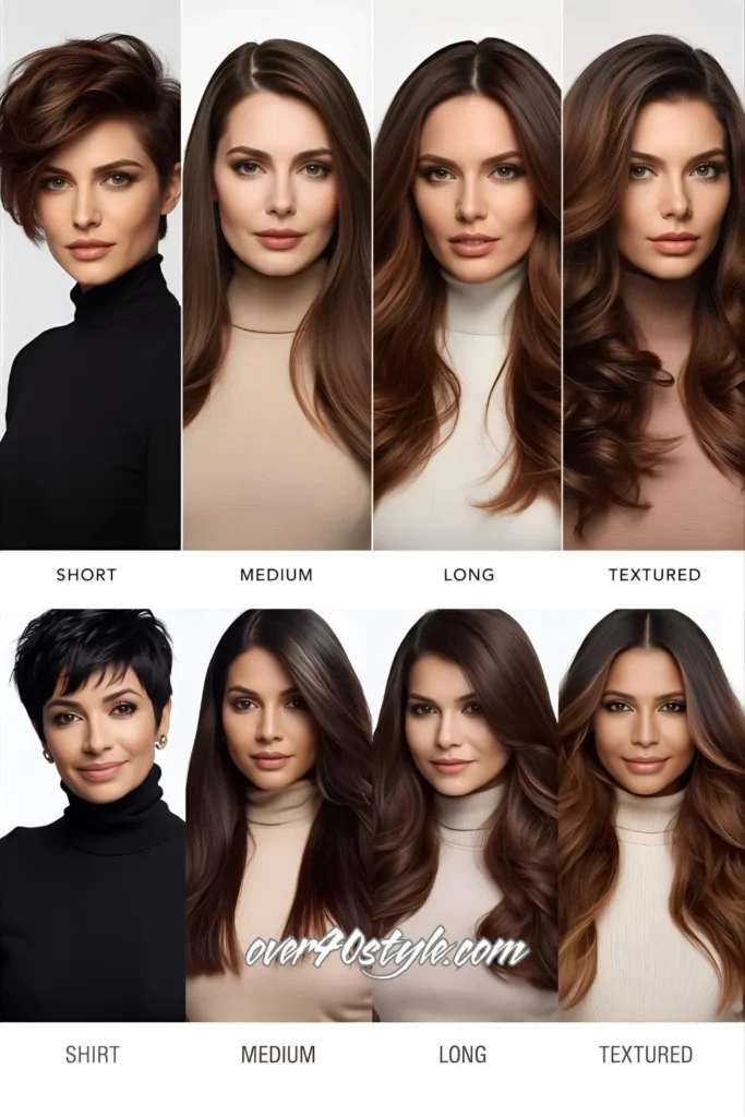 Deep Cocoa Hair Color: Why It’s the Perfect Shade for Timeless Elegance Deep Cocoa for Different Hair Lengths and Textures