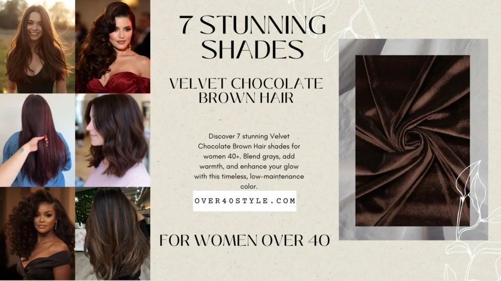 Velvet Chocolate Brown Hair: 7 Stunning Shades Every Woman Over 40 Needs