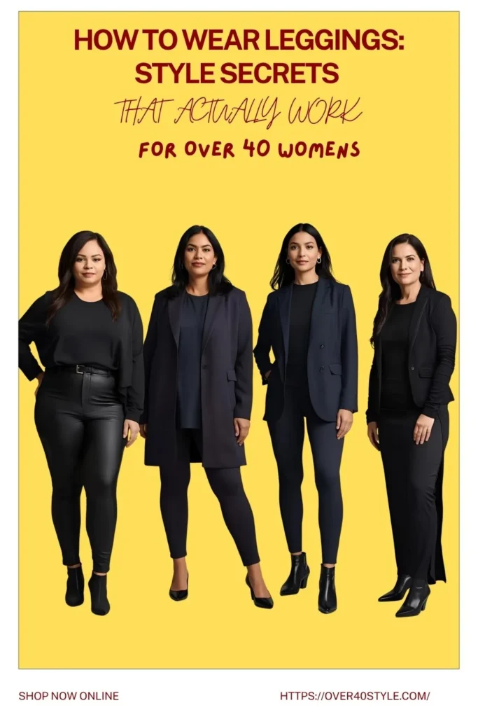 How to Wear Leggings Over 40: Style Secrets That Actually Work How to Choose the Right Leggings for Your Body Type