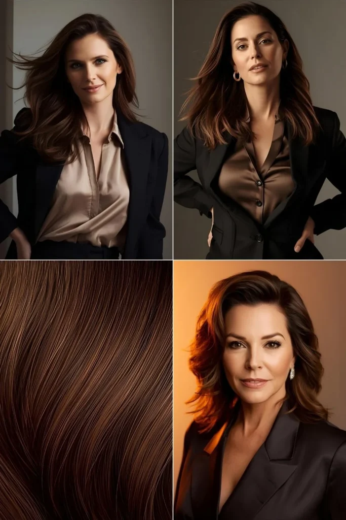 Velvet Chocolate Brown Hair: 7 Stunning Shades Every Woman Over 40 Needs Key Benefits of Velvet Chocolate Brown Hair for Mature Women