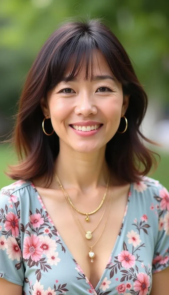 Layered Cut with Curtain Bangs 2025