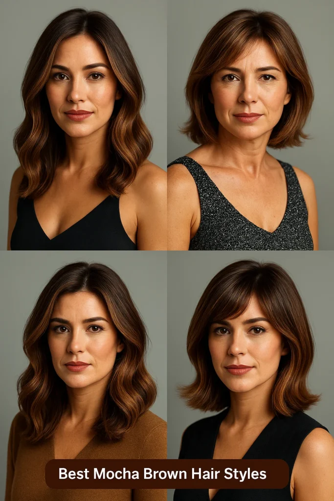 Mocha Brown Hair Color for Women Over 40: The Perfect Warm Brunette Shade in 2025 Mocha Brown vs Classic Chocolate Brown Hair Color: What's Actually Different?