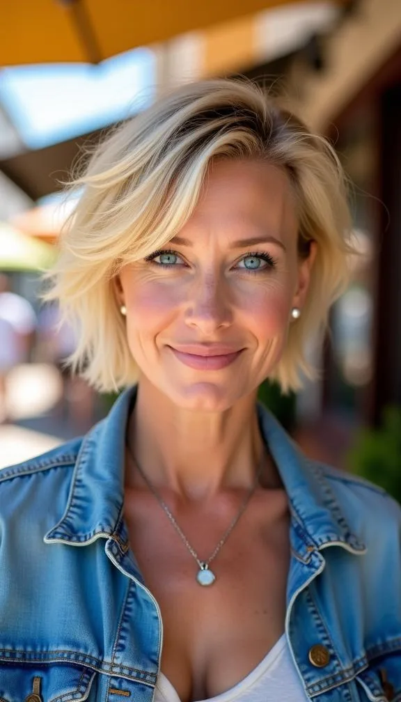 Short Textured Shag Entering Their 40s 2025