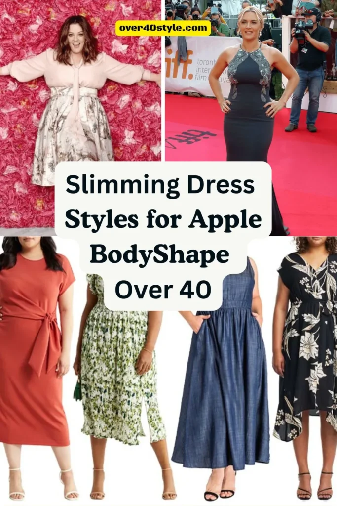 How to Dress an Apple Body Shape Over 40: The Ultimate Flattering Style Guide for Real Women Slimming Dress Styles for Apple Body Shape Over 40