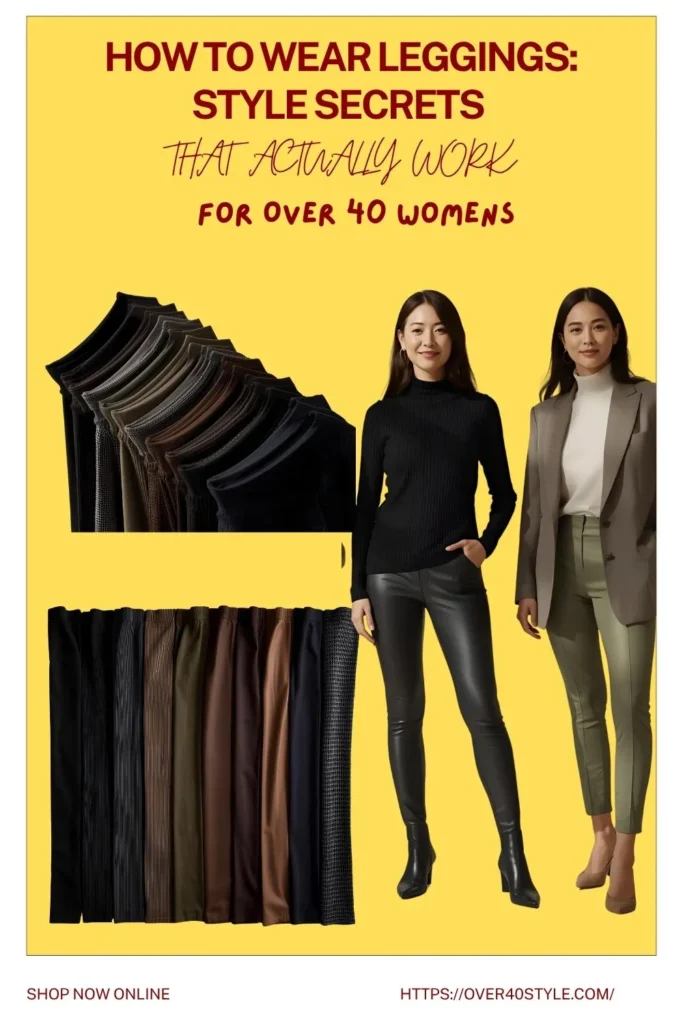 How to Wear Leggings Over 40: Style Secrets That Actually Work The Most Flattering Colors and Prints to Wear with Leggings Over 40