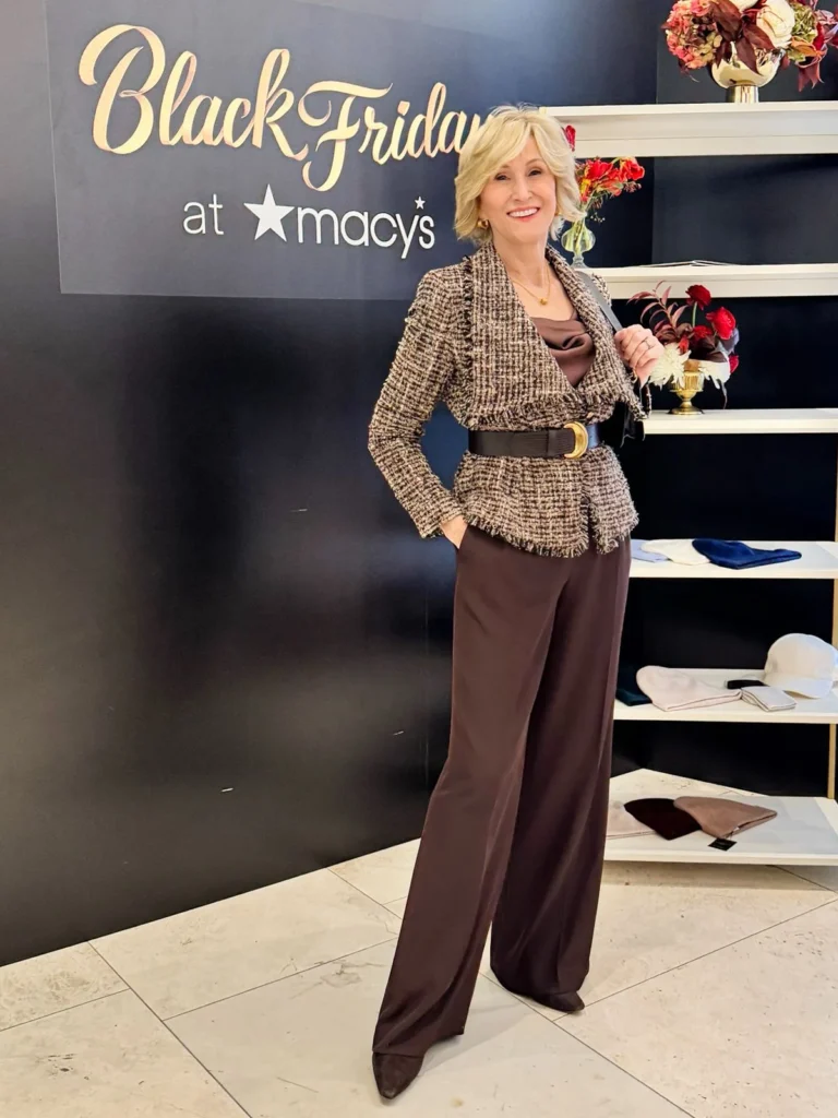 High-Waisted Wide-Leg Dress Pants