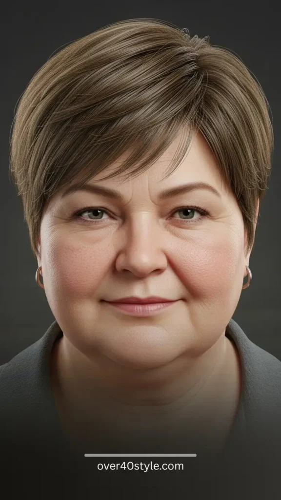 Why These Haircuts Work So Well for Chubby Faces Over 40 - Over40Style