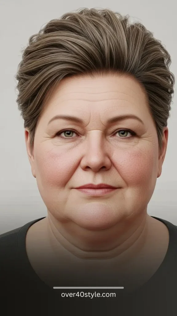 Why These Haircuts Work So Well for Chubby Faces Over 40 - Over40Style