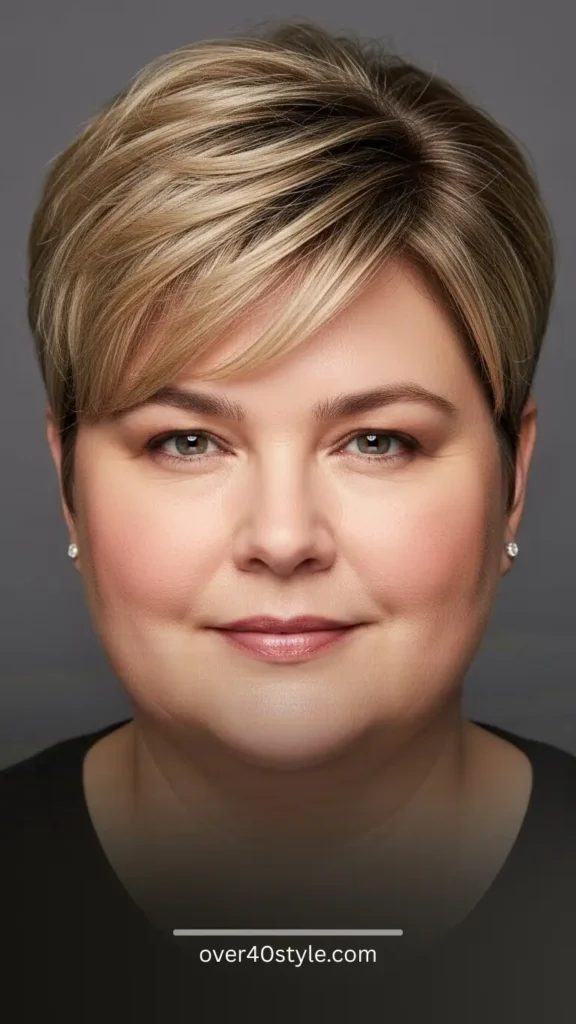 Why These Haircuts Work So Well for Chubby Faces Over 40 - Over40Style