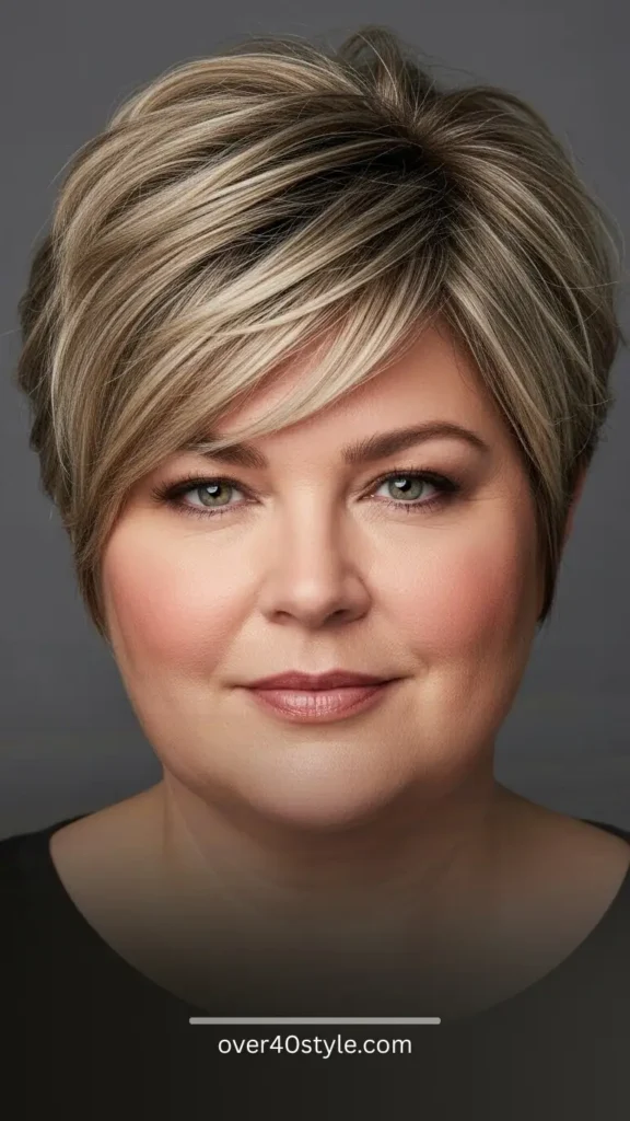 Why These Haircuts Work So Well for Chubby Faces Over 40 - Over40Style