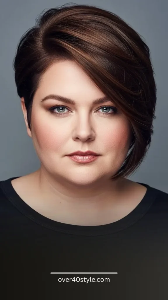 Why These Haircuts Work So Well for Chubby Faces Over 40 - Over40Style