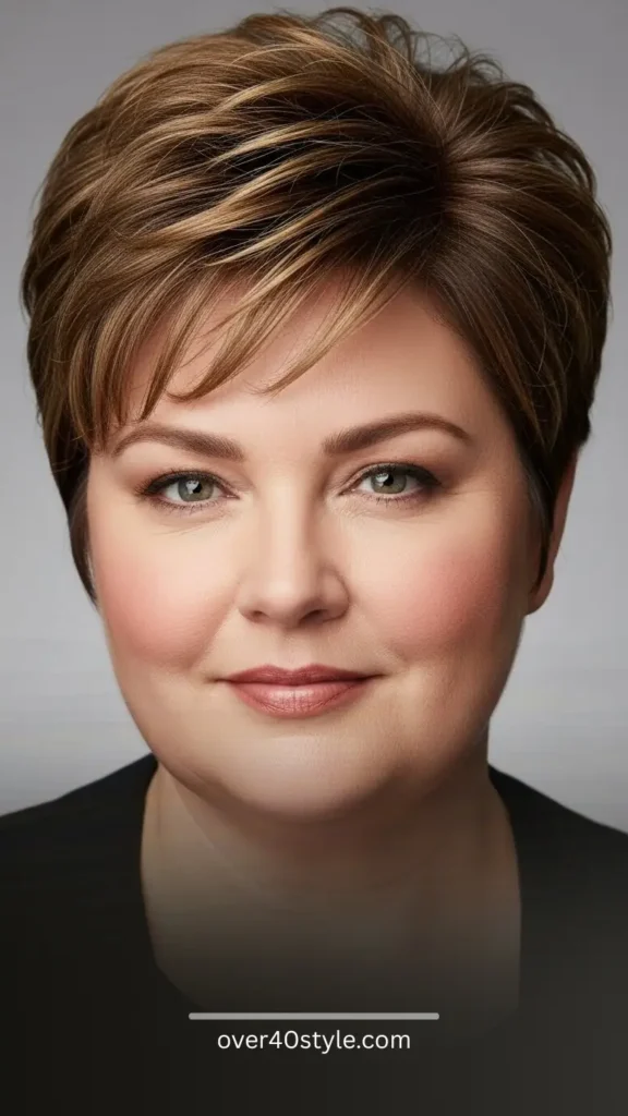 Why These Haircuts Work So Well for Chubby Faces Over 40 - Over40Style